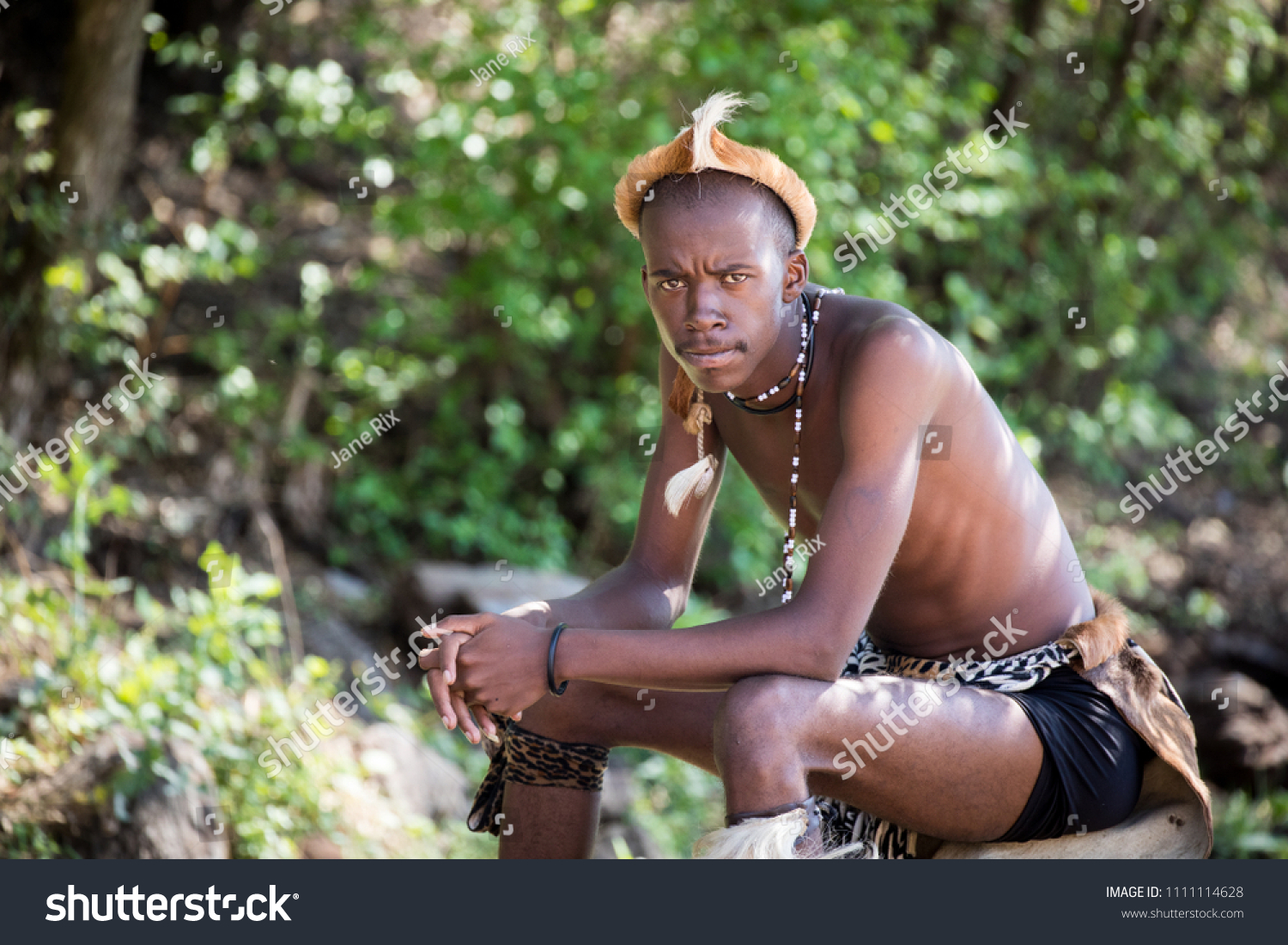 Lesedi Cultural Village South Africa Stock Photo