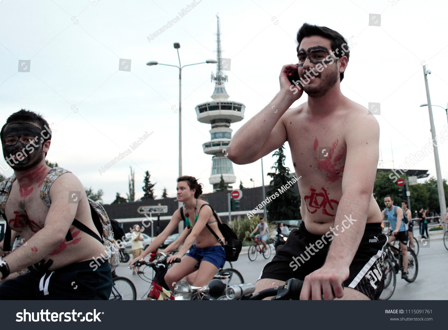 Thessaloniki Greece June Naked Stock Photo