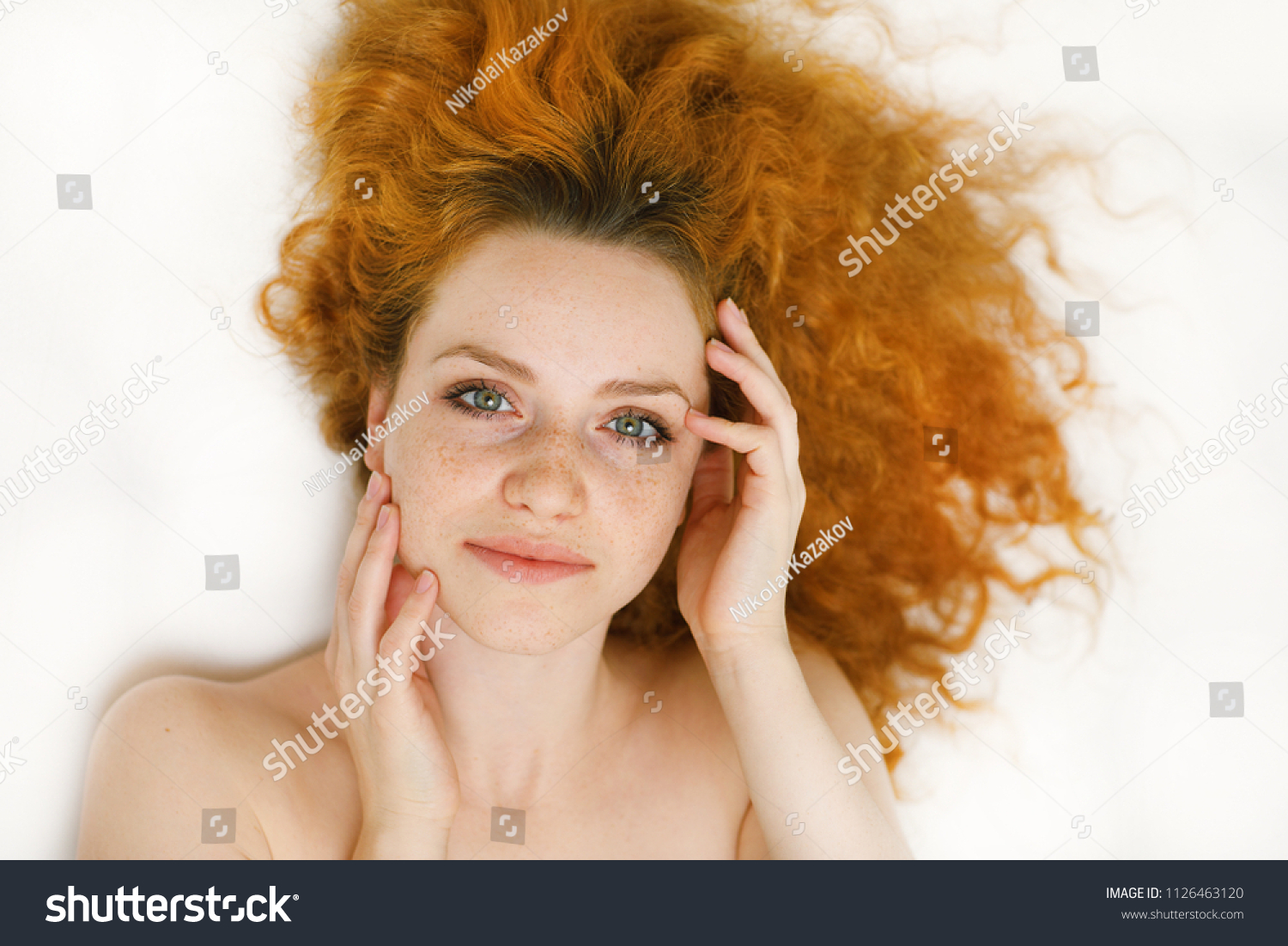 Emotional Portrait Happy Affectionate Naked Girl Stock Photo Shutterstock