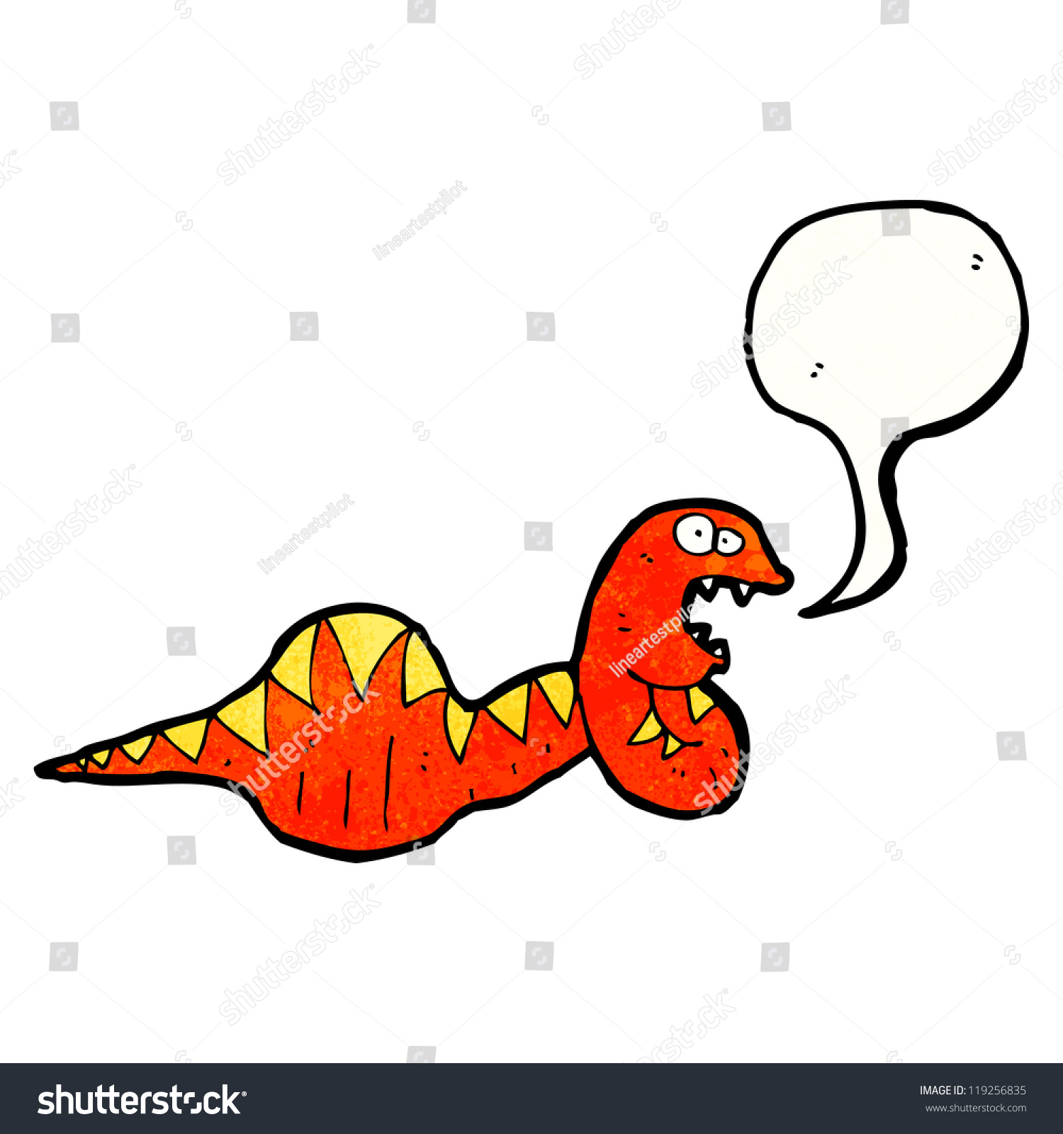 Cartoon Fat Snake Stock Vector Royalty Free Shutterstock