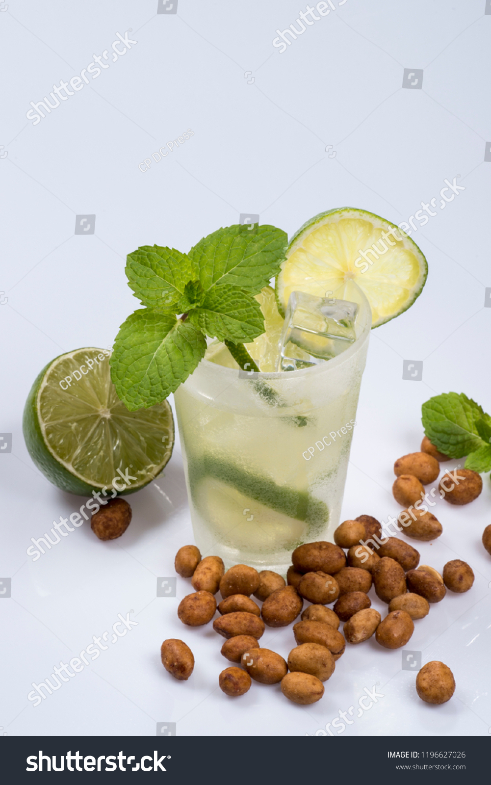 Typical Brazilian Drink Caipirinha Made Cachaca Stock Photo