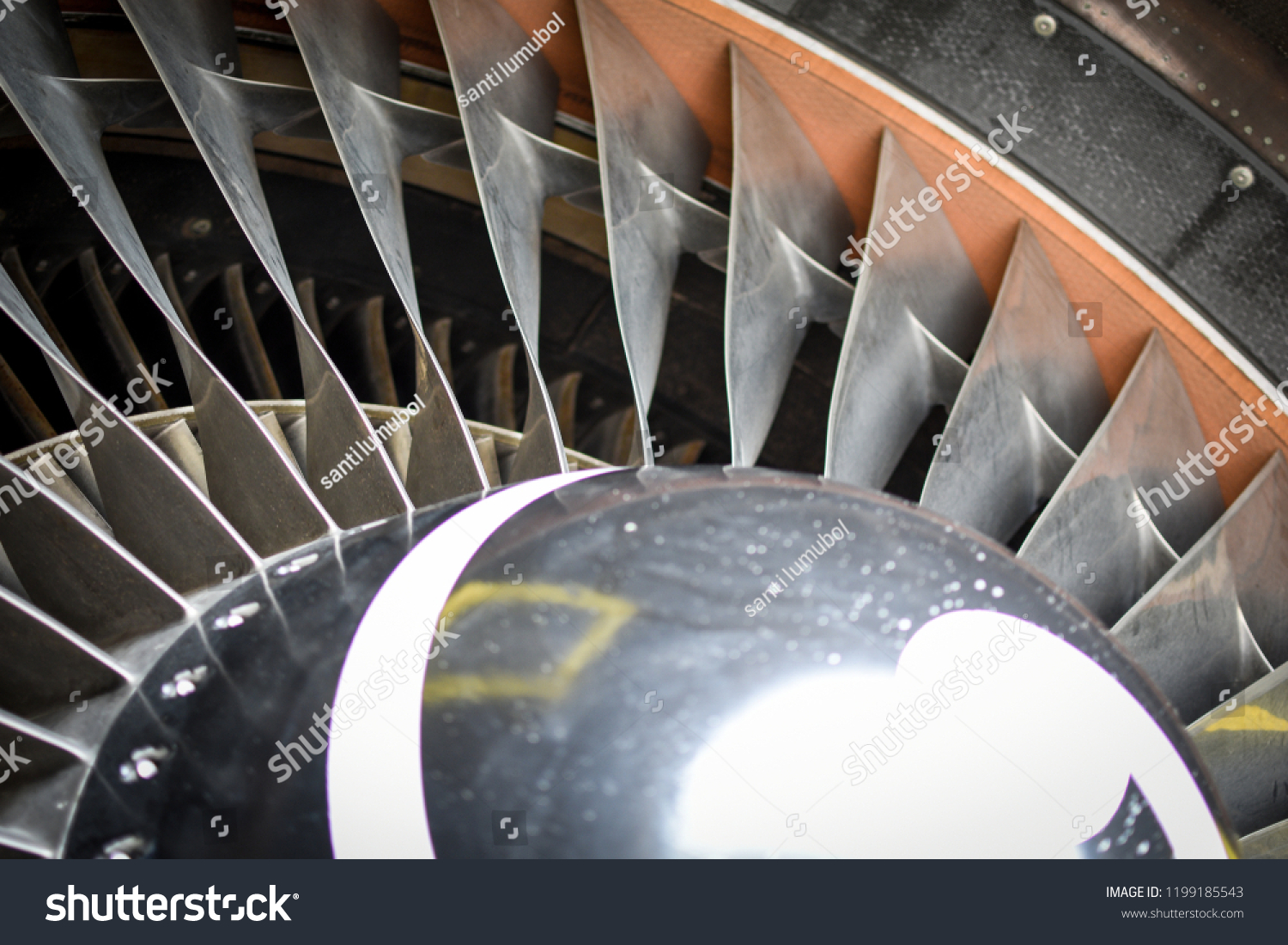 Fan Blade Jet Engine Stock Photo Shutterstock