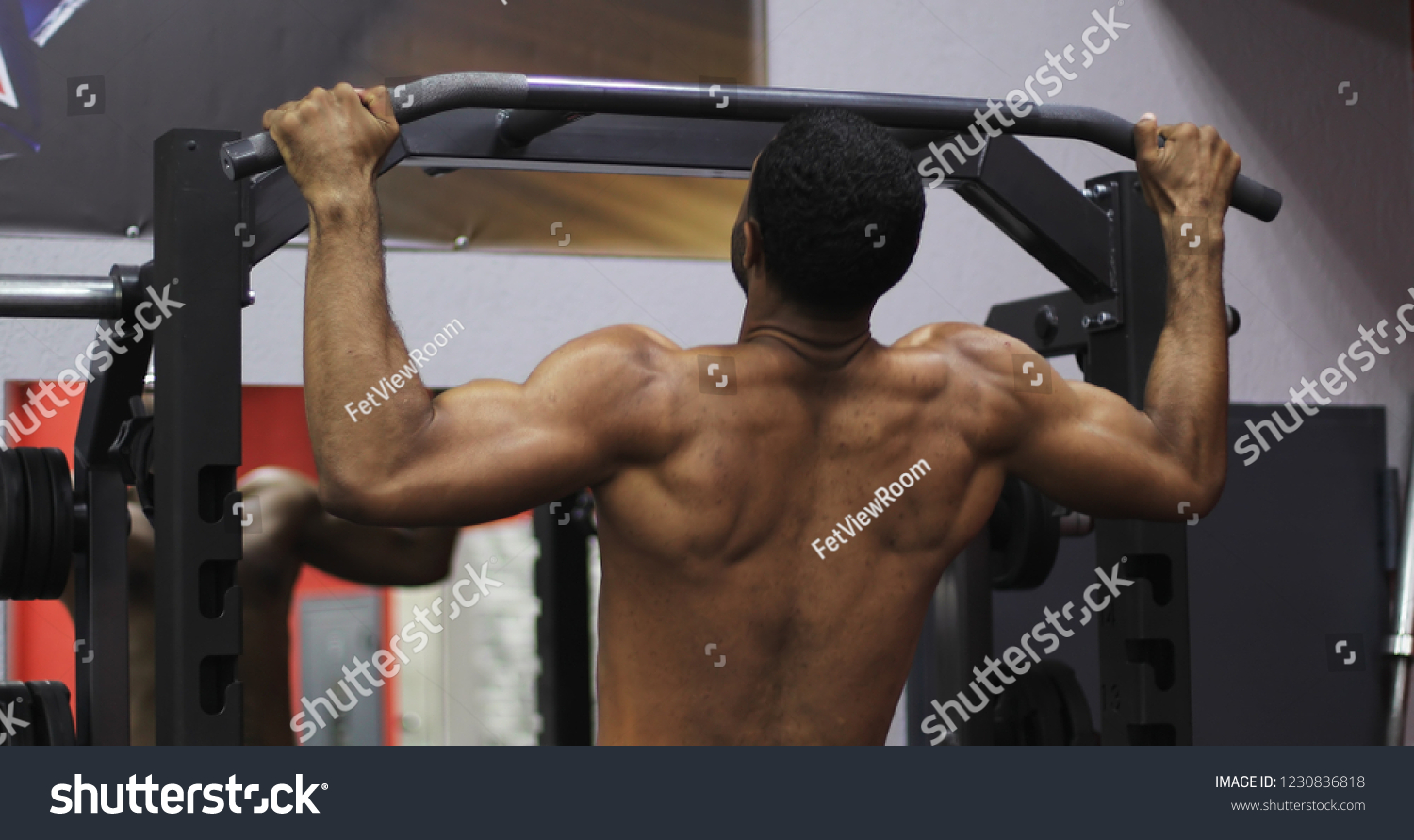 Black Man Pulled Out Gym Naked Stock Photo 1230836818 Shutterstock