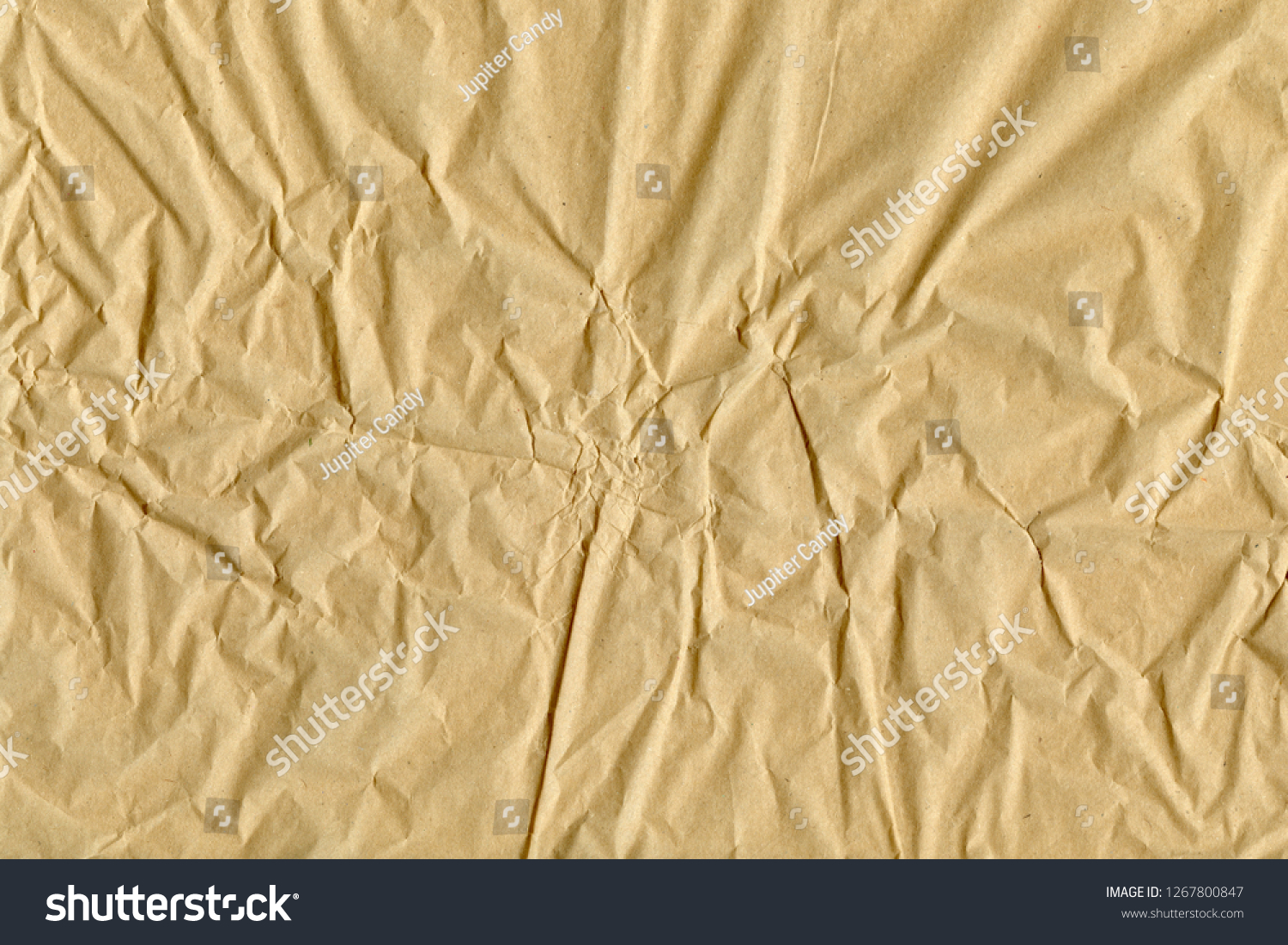 Crumpled Packing Paper Texture Stock Photo 1267800847 Shutterstock