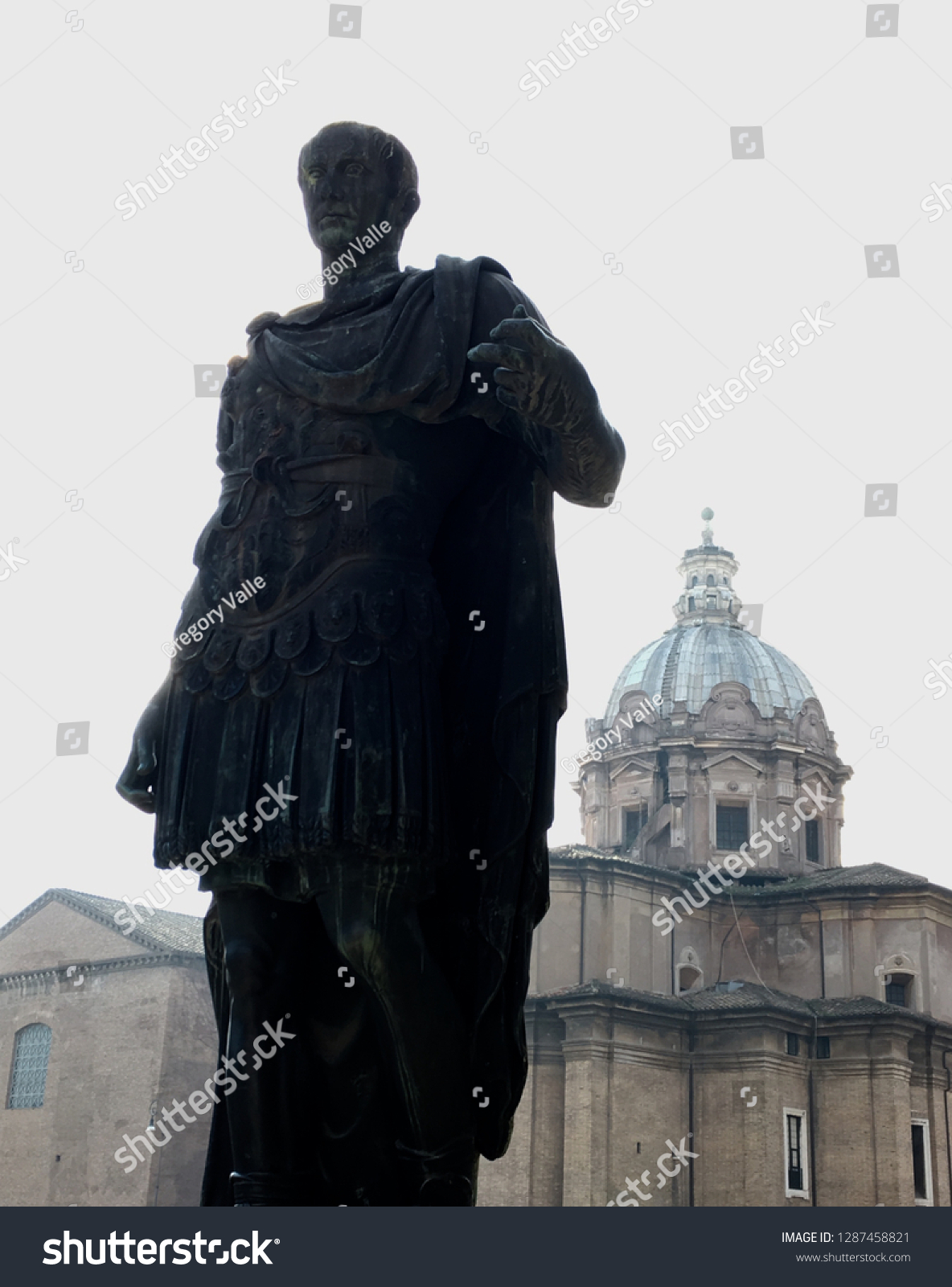 Caius Julius Cesar Statue Rome Italy Stock Photo 1287458821 Shutterstock