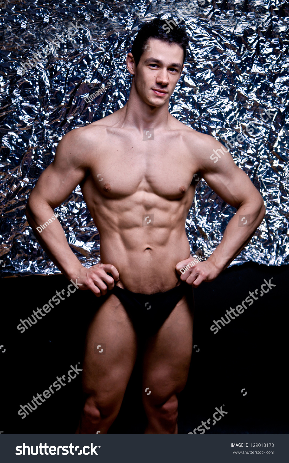 Naked Athlete Strong Body Stock Photo 129018170 Shutterstock