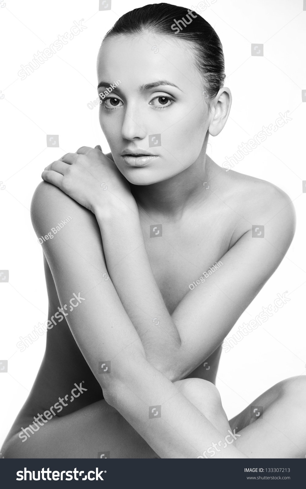 Beautiful Nude Woman Perfect Skin On Stock Photo Shutterstock