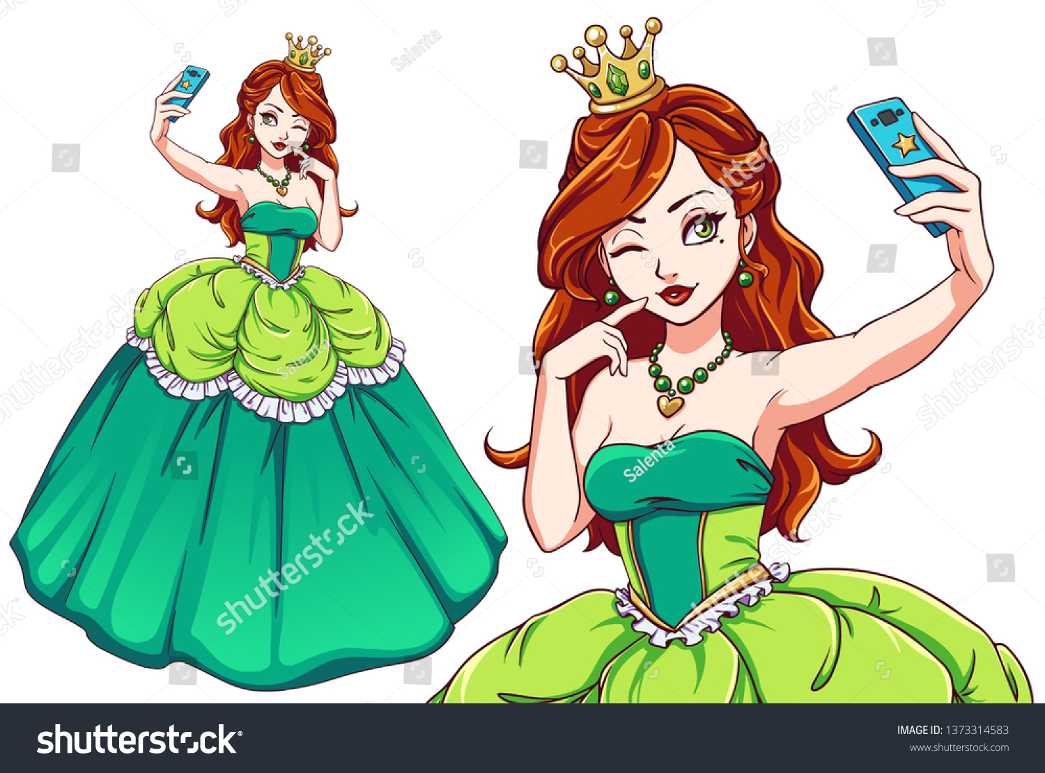 All Disney Princesses Taking A Selfie
