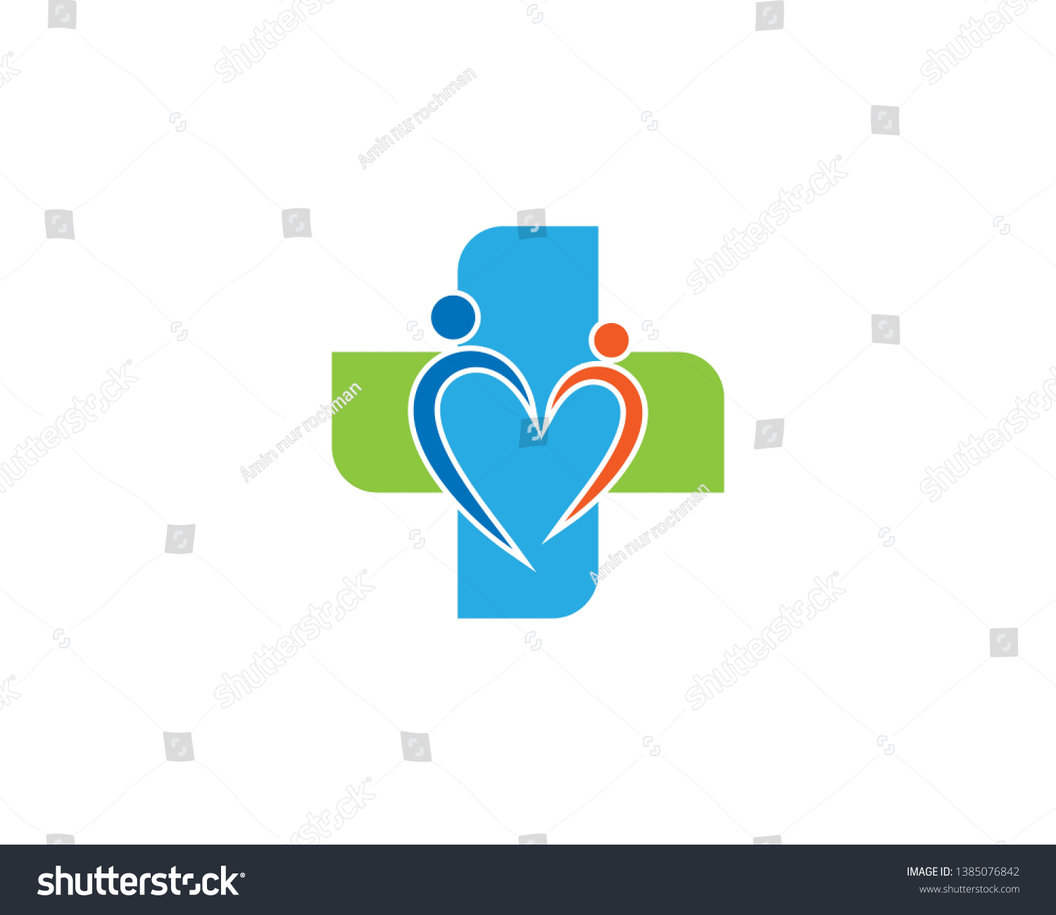 Medical Pharmacy Cross Logo Design Template Stock Vector Royalty Free