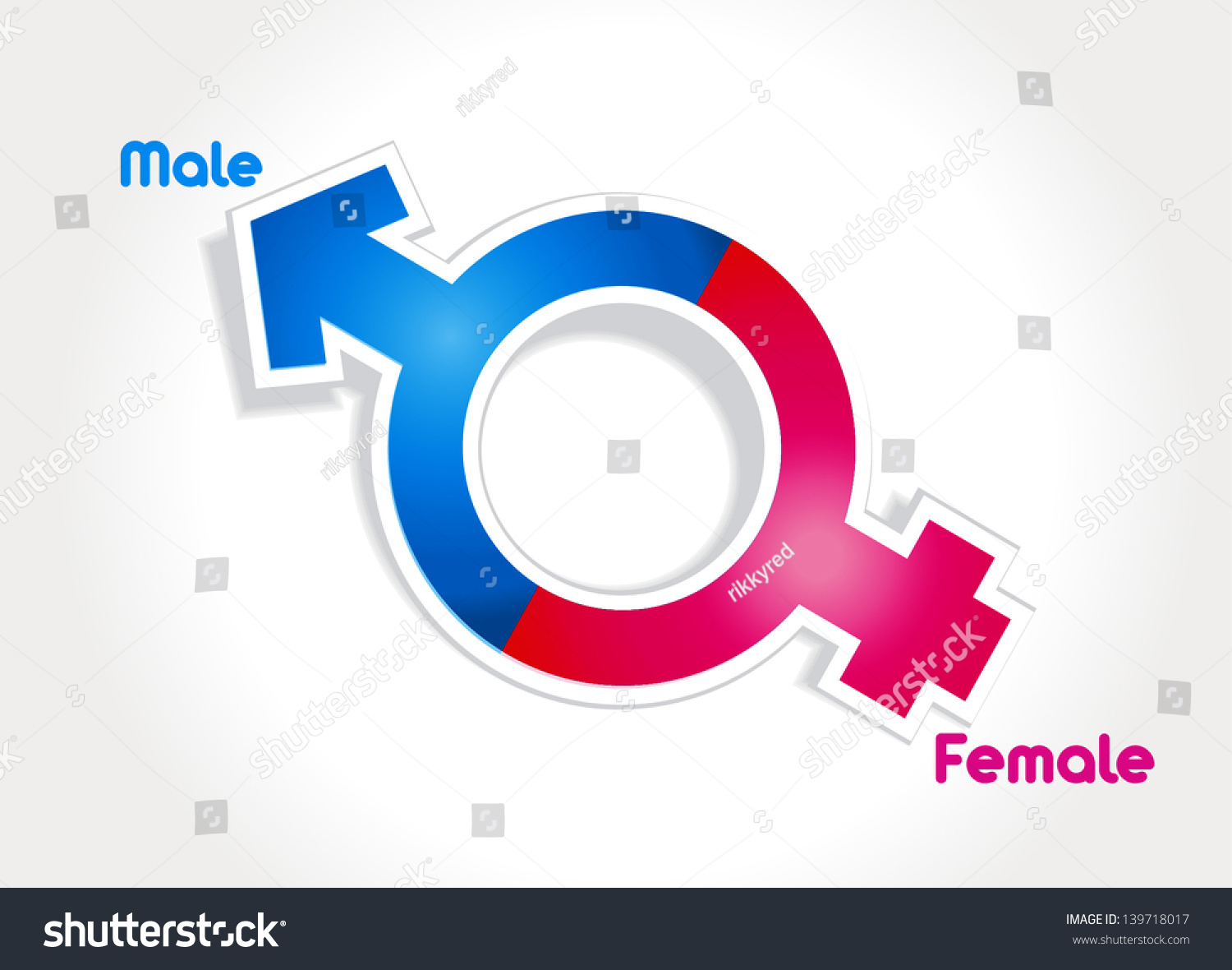 Male Female Sex Symbol Vector Stock Vector Royalty Free