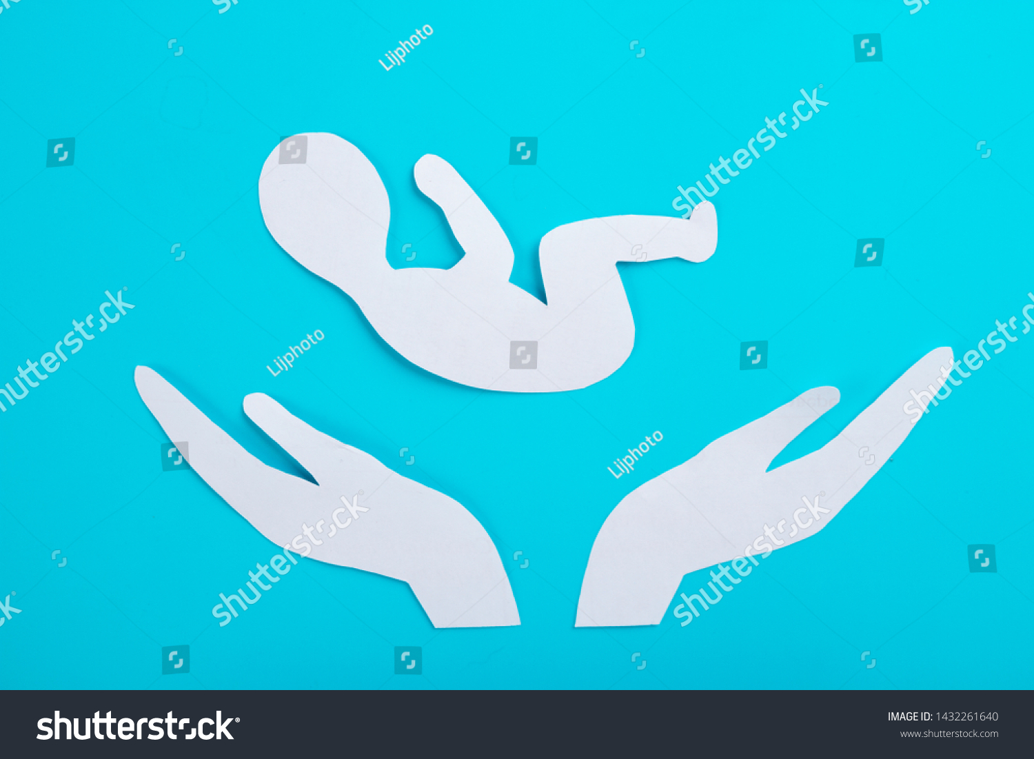 Naked Newborn Baby Cartoon Styled Image Shutterstock