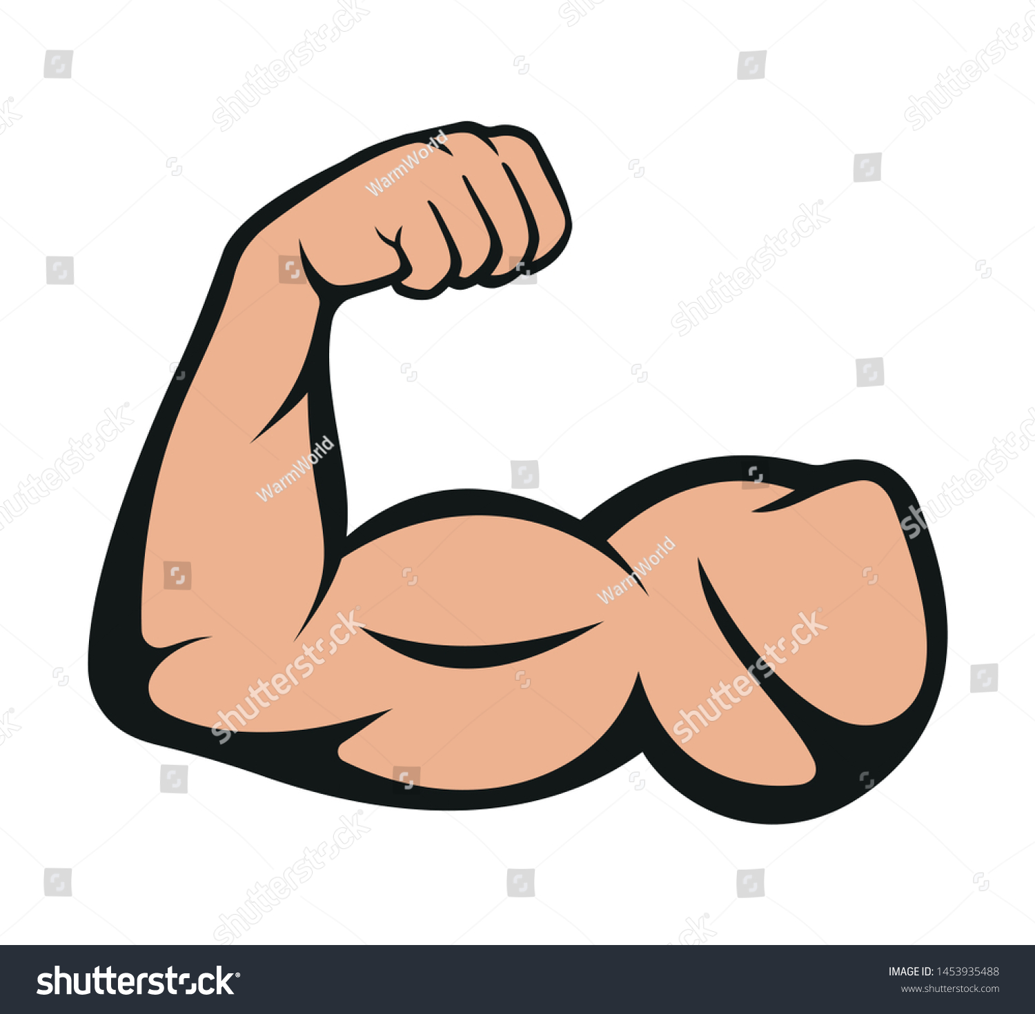 Muscle cartoon pictures