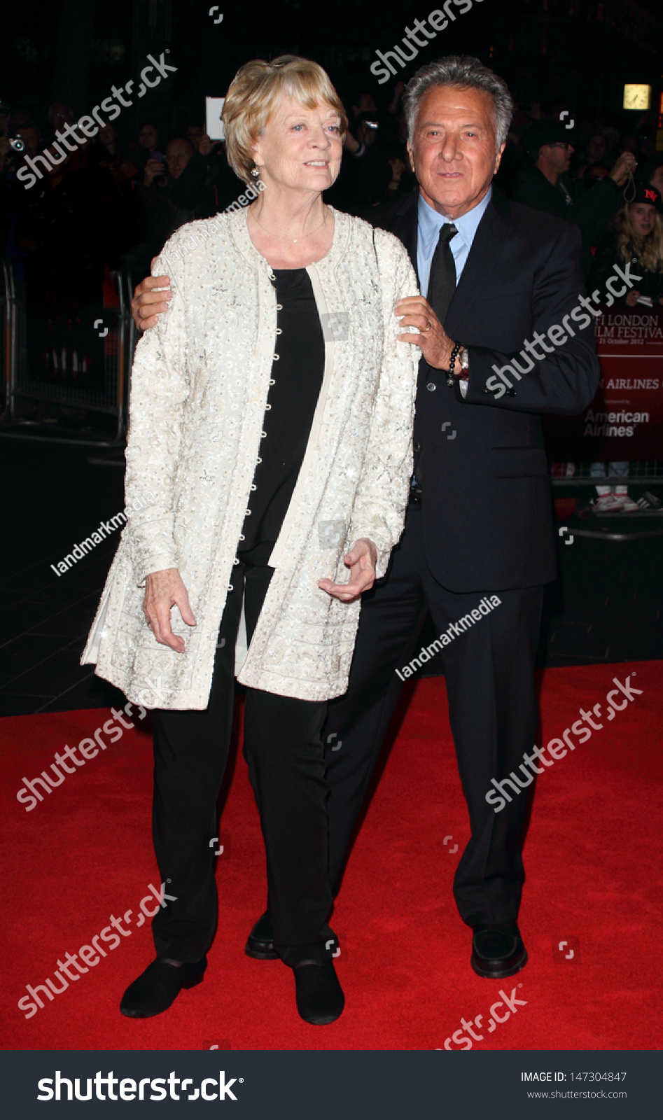 London Uk Maggie Smith Dustin Hoffman Stock Photo 147304847 Shutterstock