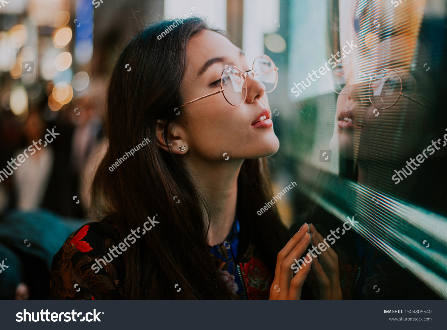 Beautiful Asian Japanese Girl Street