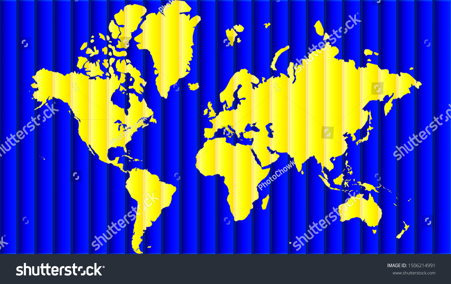 Detailed World Map All Countries Subcontinents