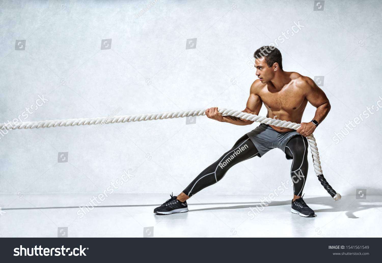 Man Pulling On Rope Images Stock Photos Vectors Shutterstock