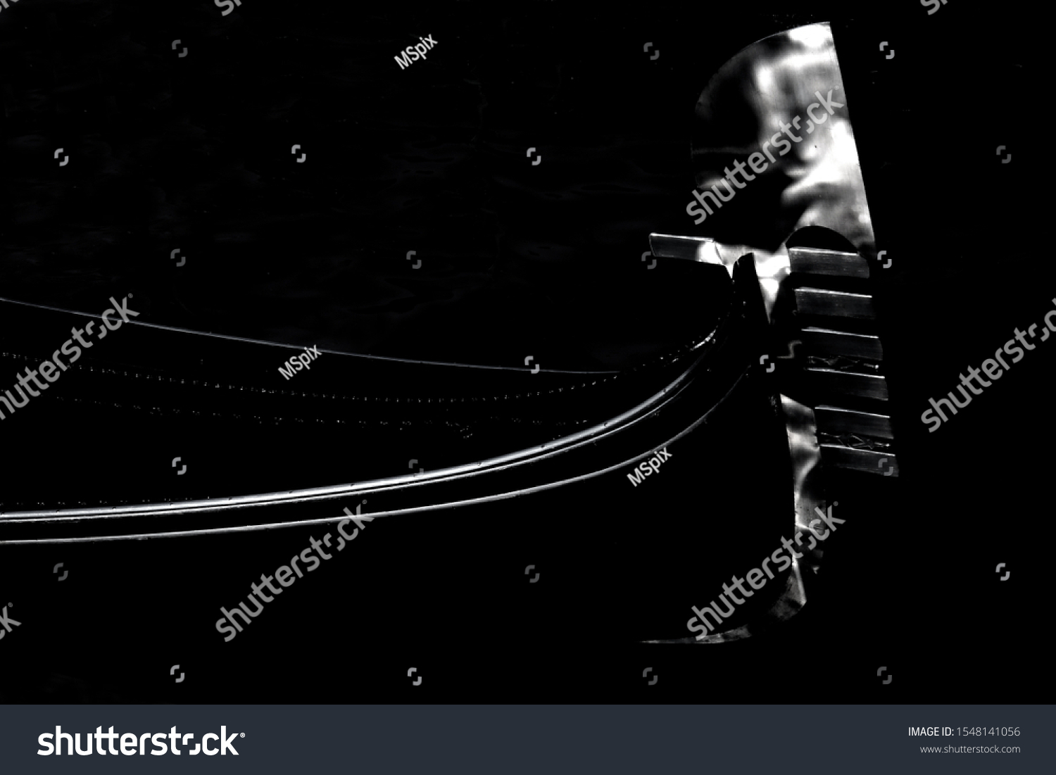 Brass On Front Bow Gondola Venice Stock Photo 1548141056 Shutterstock