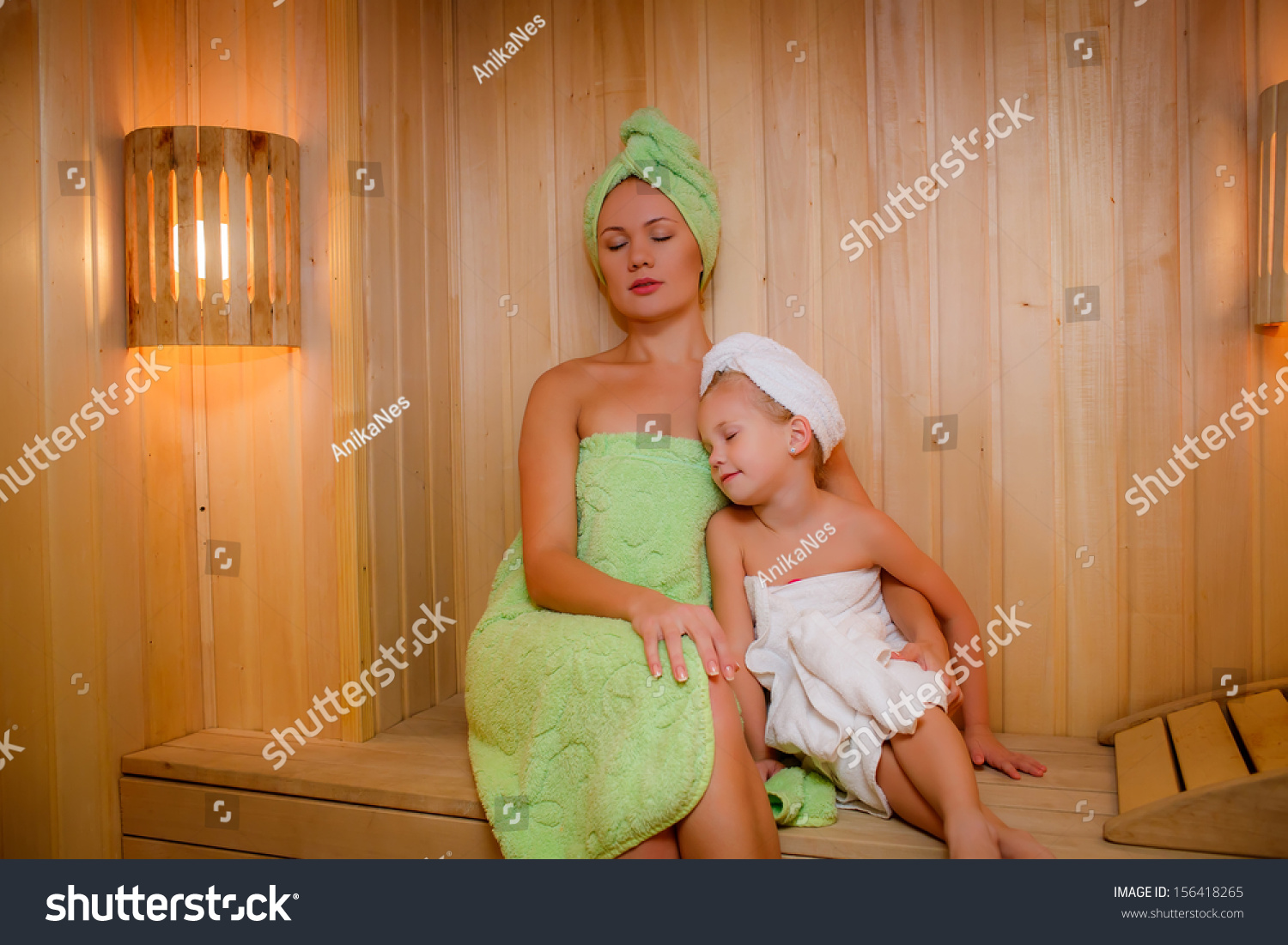 Секс Мамочка И Доченька Деревня Баня