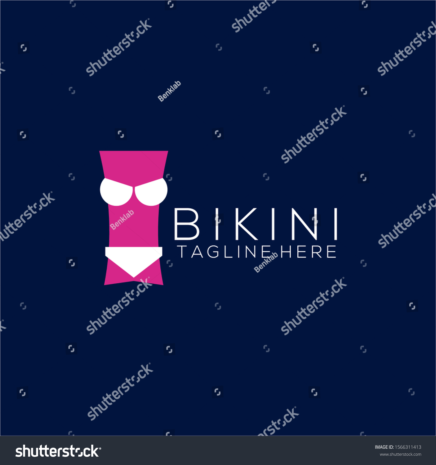 Bikini Logos Vector Image Swimsuit Logo Vector De Stock Libre De