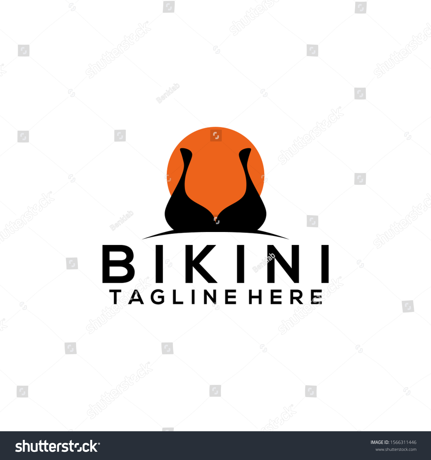 Bikini Logos Vector Image Swimsuit Logo 스톡 벡터 로열티 프리 1566311446