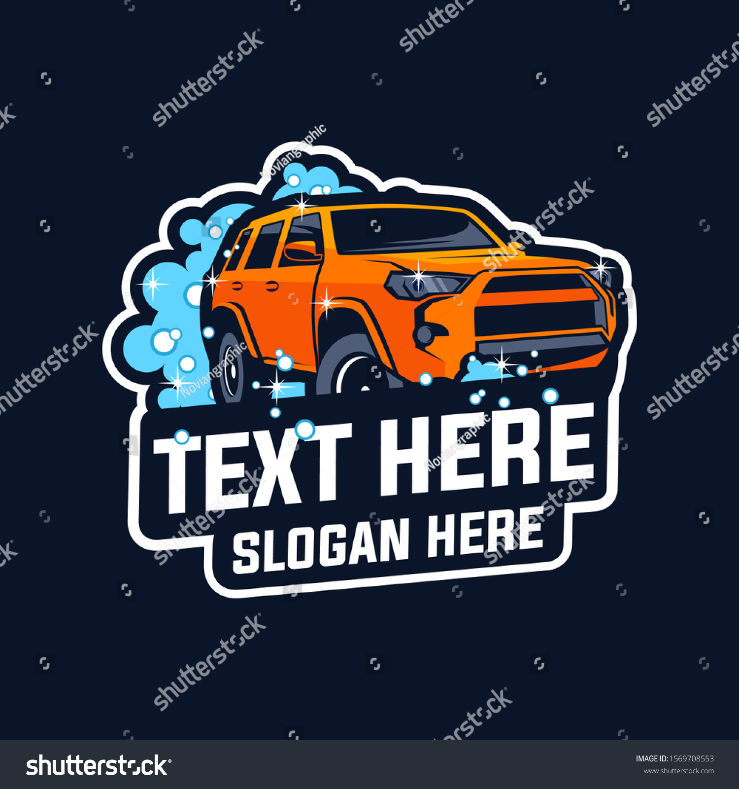 Car Wash Mascot Logo Design Stock Vector Royalty Free 1569708553