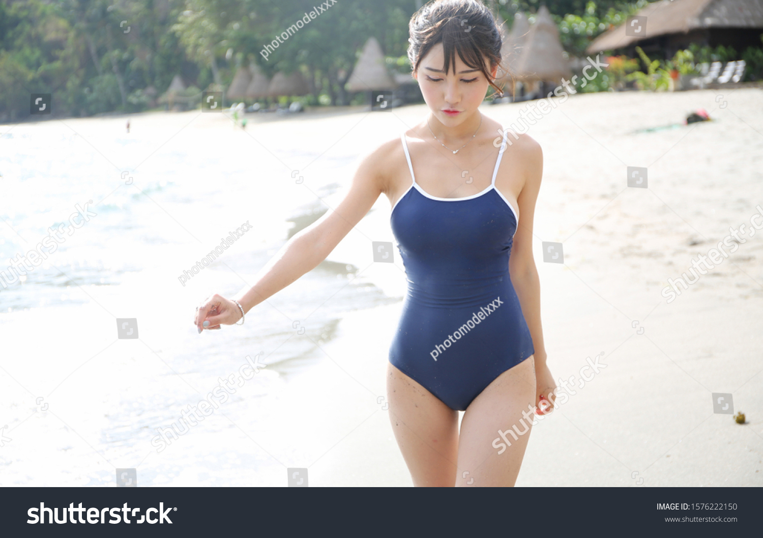 Sexy Lady Mini Bikini Big Boobsjapanese Shutterstock