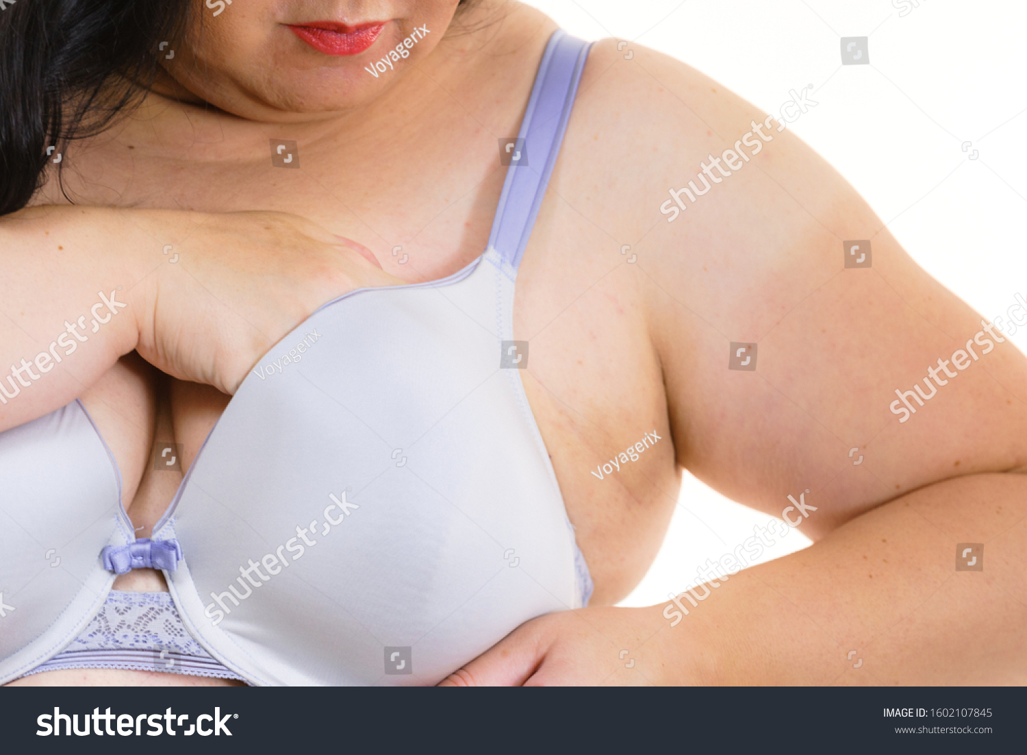 Plus Size Fat Mature Woman Wearing Stock Photo Shutterstock