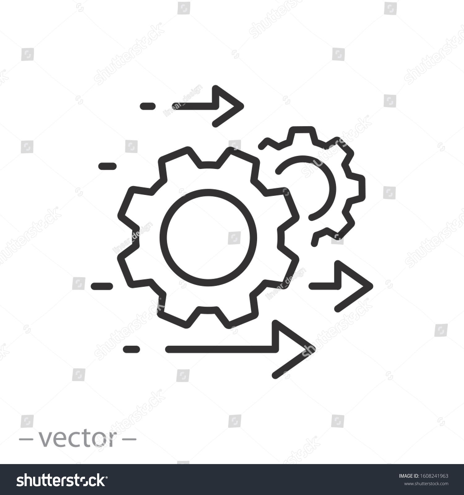 Process Optimization Icon Stock Vectors Images Vector Art