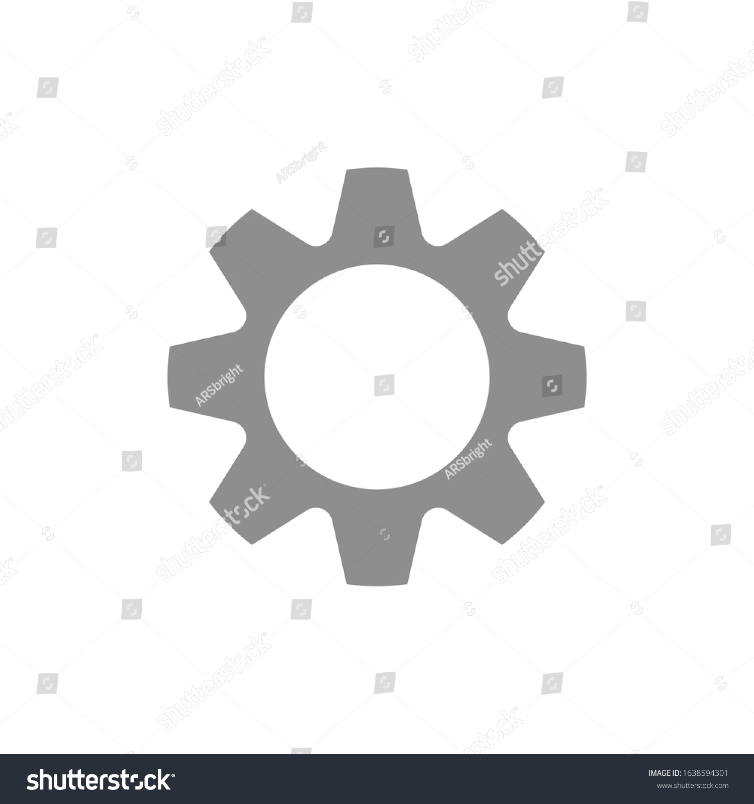 Gear Cogs Icon Gear Logo Vector Stock Vector Royalty Free