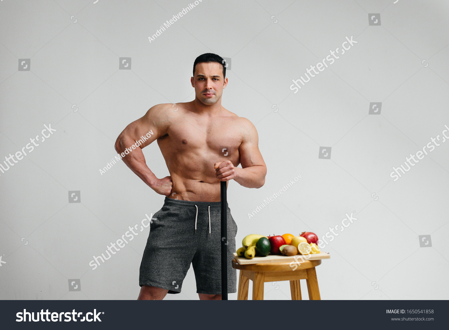 Sexy Vegan Guy Naked Torso Posing Stock Photo Shutterstock