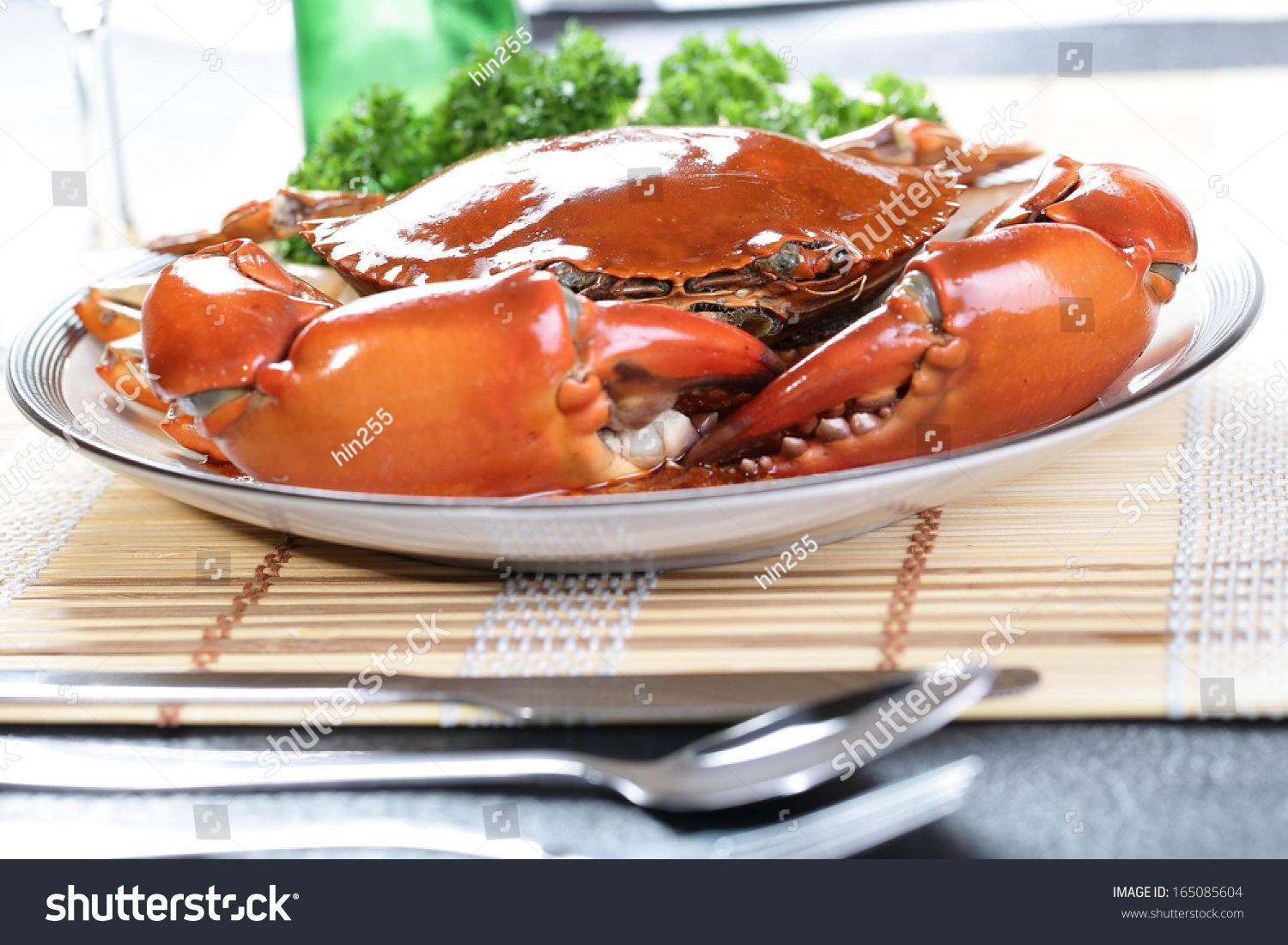 Singapore Chili Mud Crab Restaurant Stock Photo Shutterstock