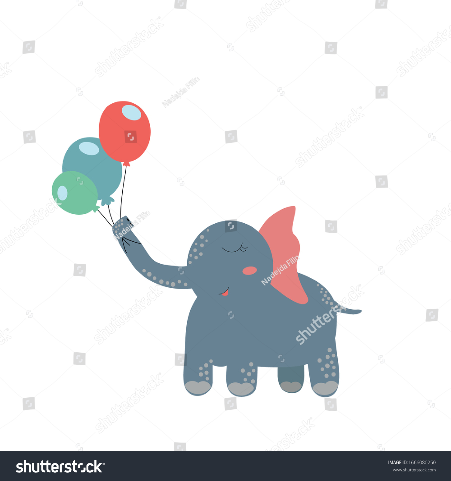 410 Elephant Holding Balloons Images Stock Photos Vectors Shutterstock