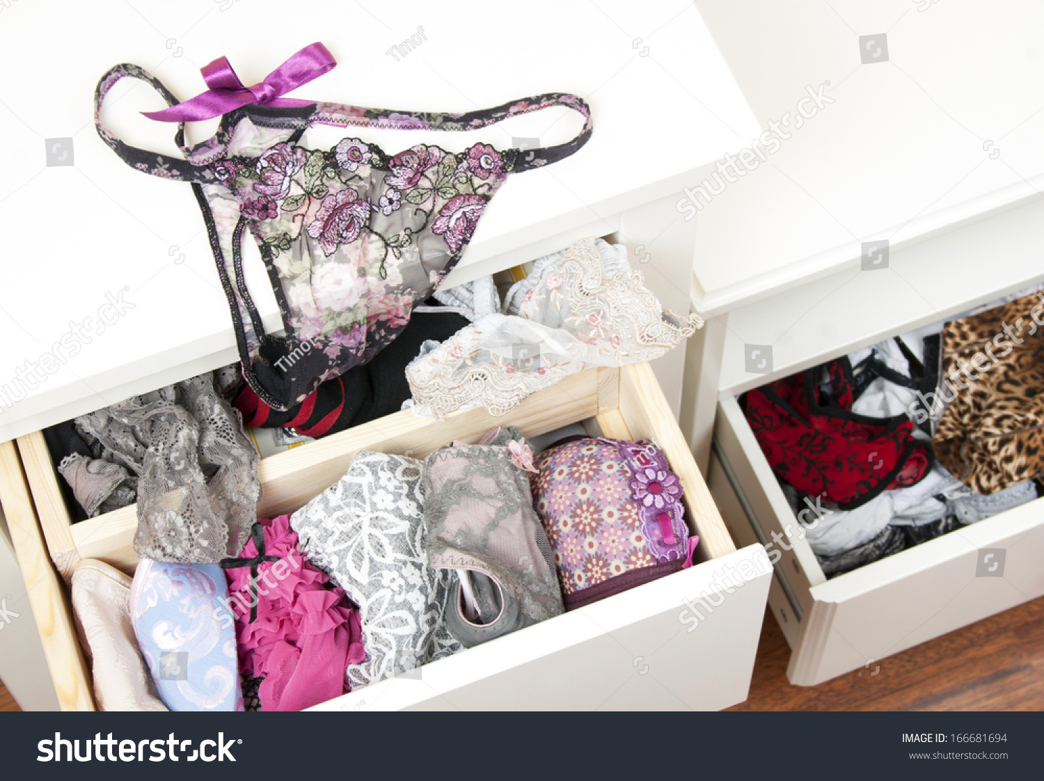 Drawers Filled Sexy Lace Lingerie Stock Photo 166681694 Shutterstock