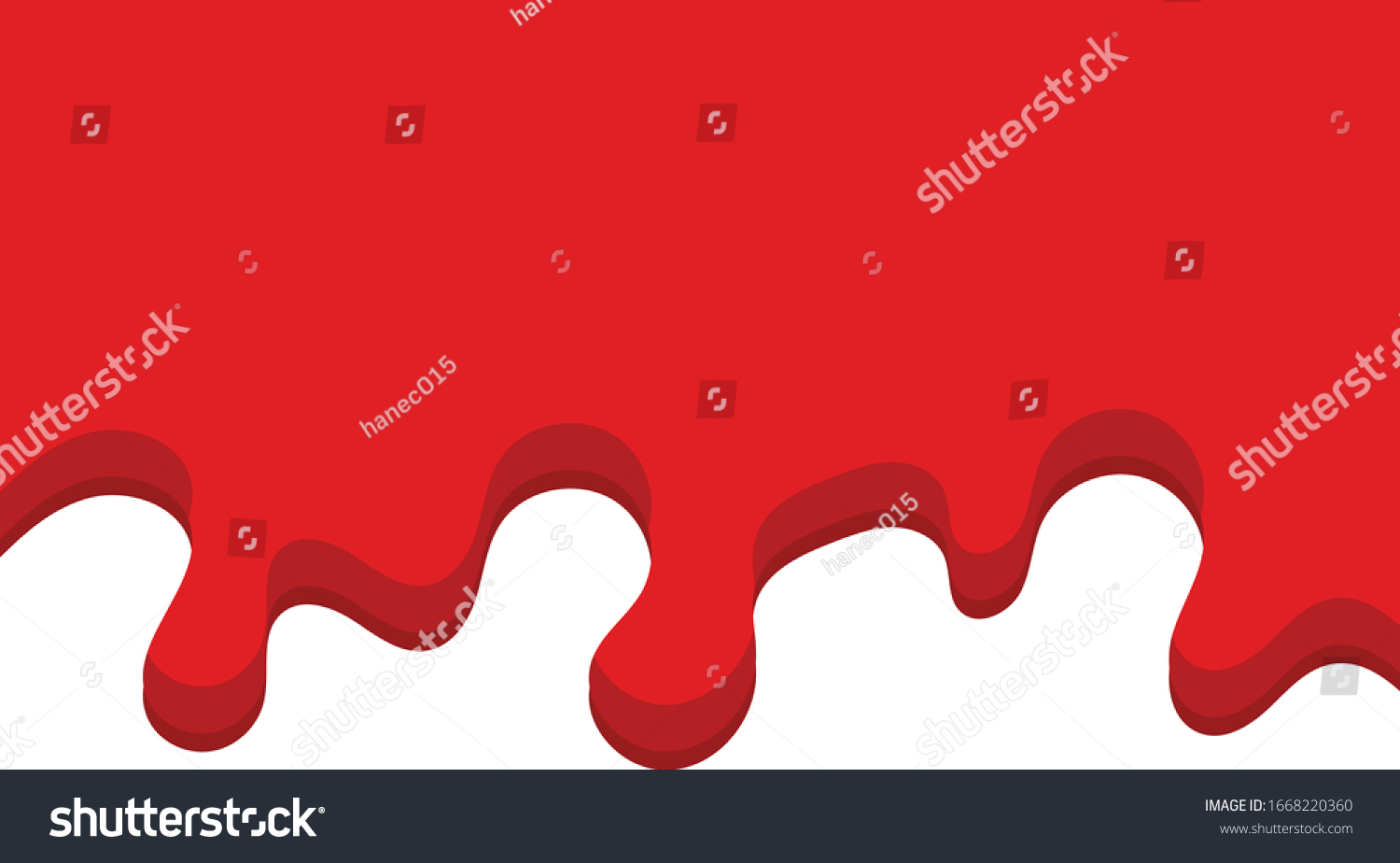 Red Blood Dripping Down Vector Illustration Stock Vector Royalty Free