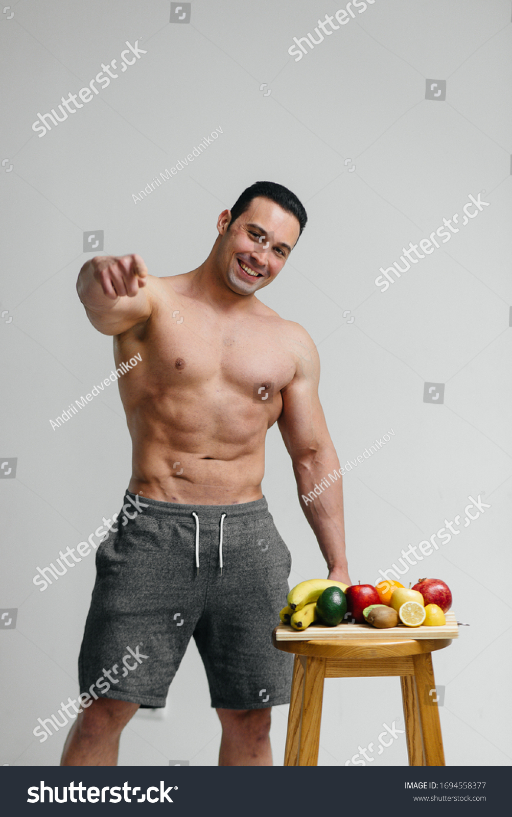 Sexy Vegan Guy Naked Torso Posing Stock Photo Shutterstock