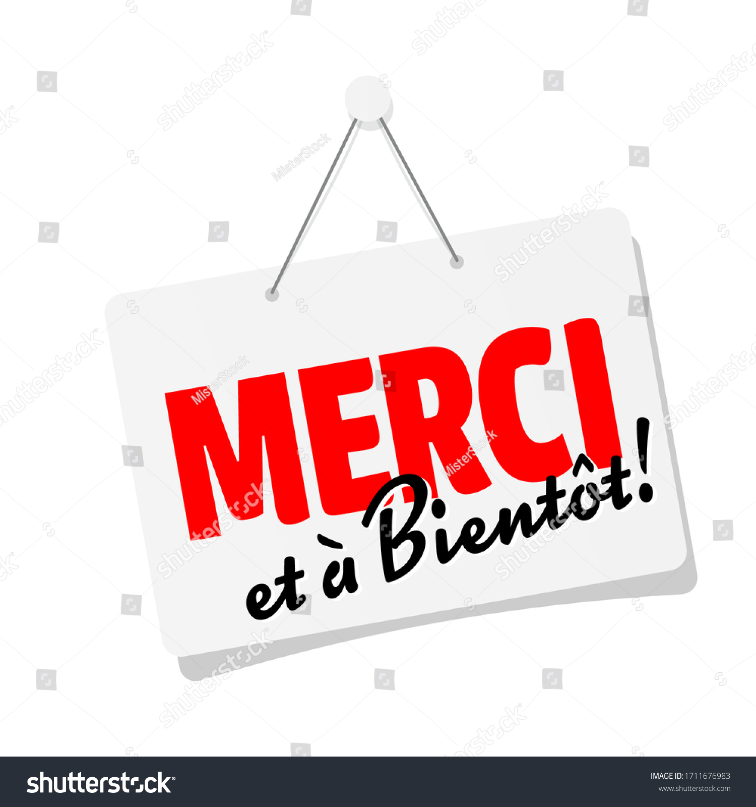 Merci Et Bient T Images Stock Photos Vectors Shutterstock