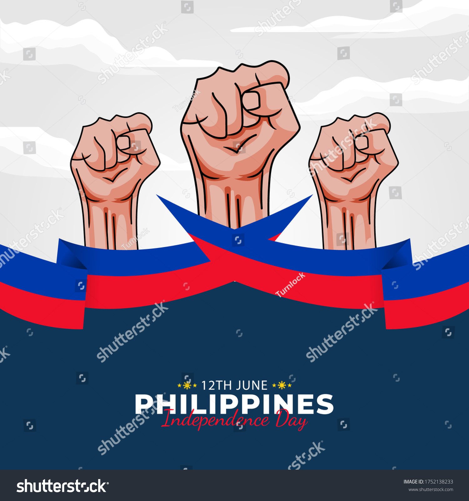 Filipino Araw Ng Kalayaan Translate Philippine Stock Vector Royalty Free Shutterstock