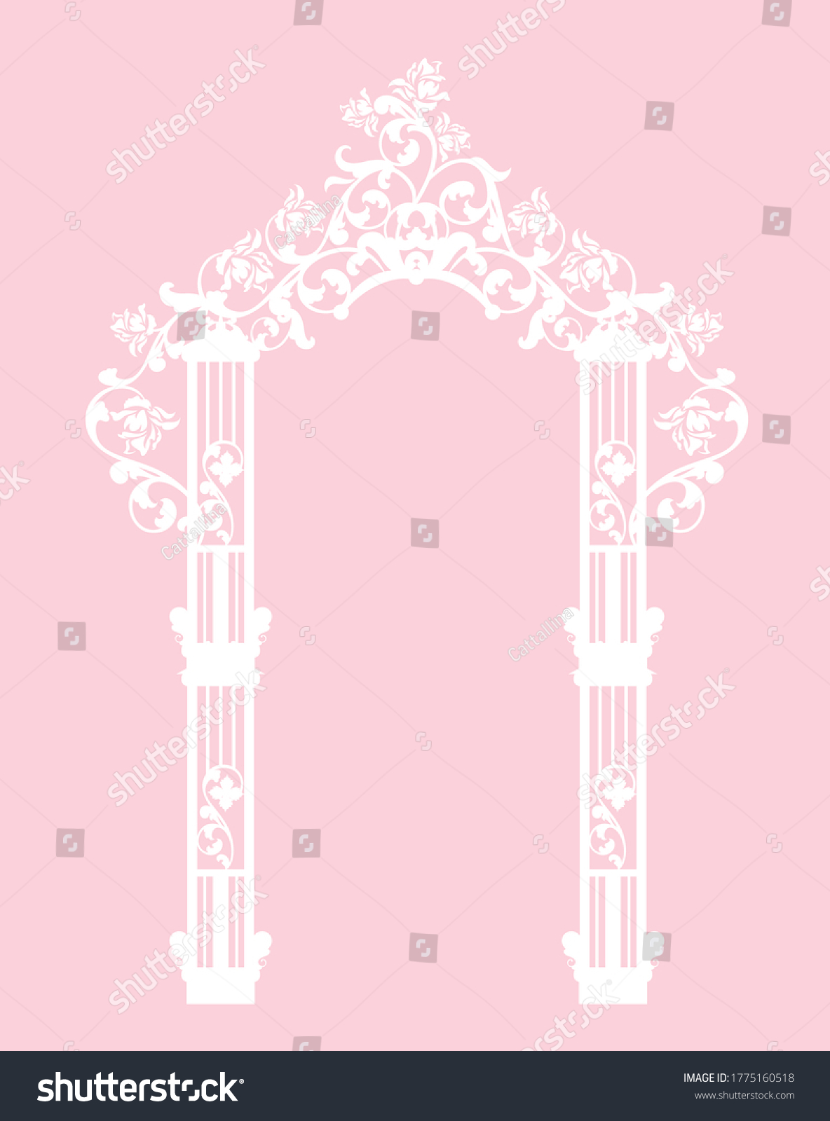 Wedding Arch Silhouette Images Stock Photos Vectors Shutterstock