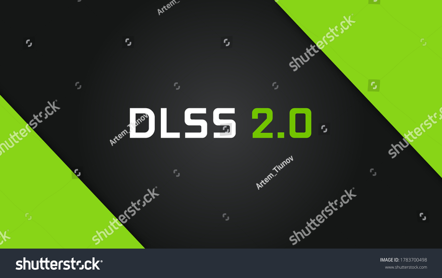 Dlss 20 Deep Learning Super Sampling Stock Illustration 1783700498