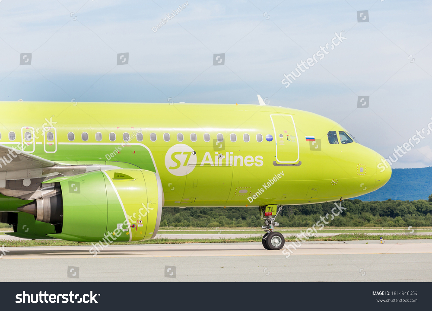 Russia Vladivostok 08172020 Passenger Plane Airbus Stock Photo