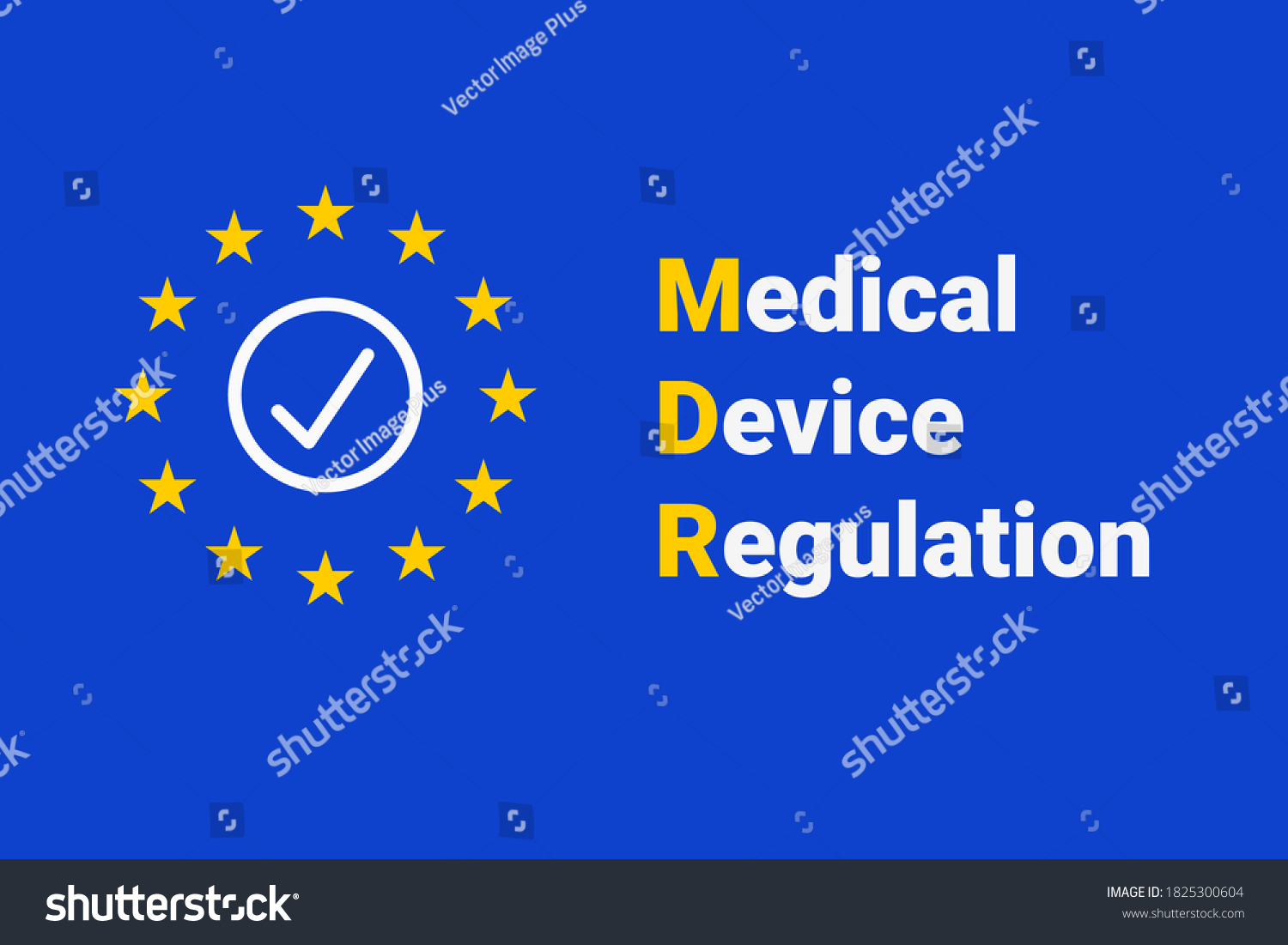 Mdr Medical Device Regulation Regulation Eu Stock Vector Royalty Free