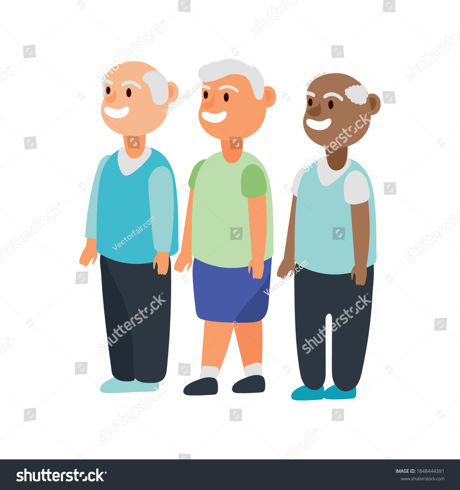 Old men group