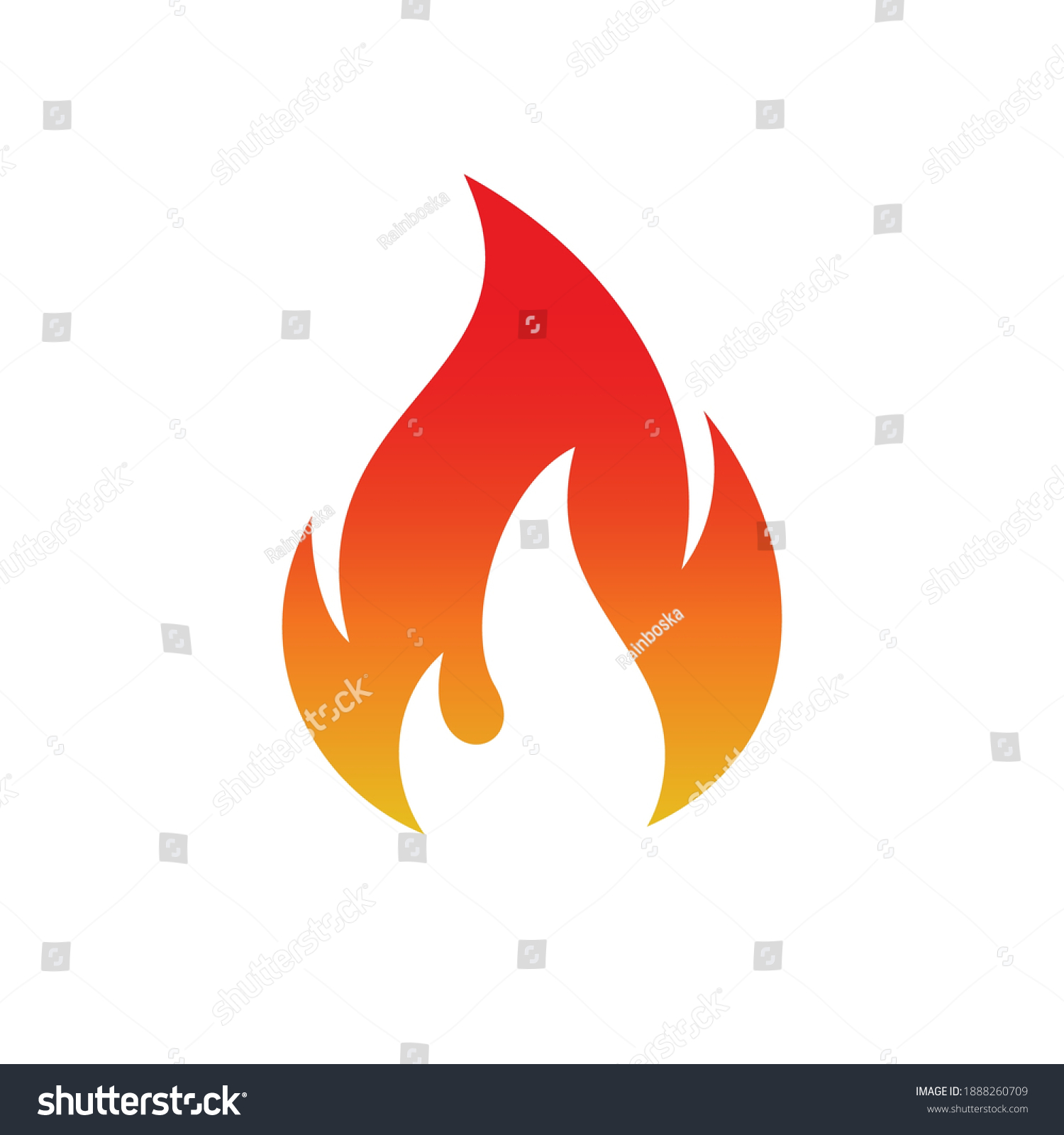 Fire Flame Logo Design Fire Flame Stock Vector Royalty Free