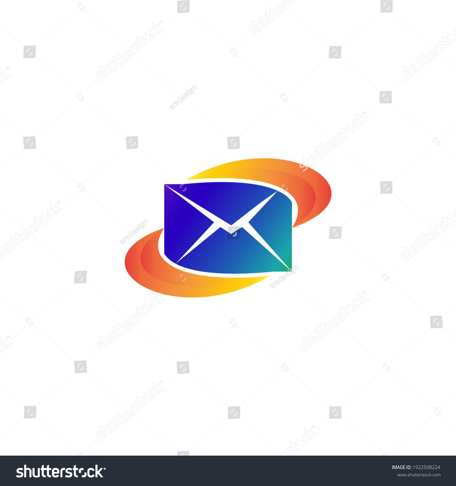 Envelope Logos Abstract Emblems Design Concepts