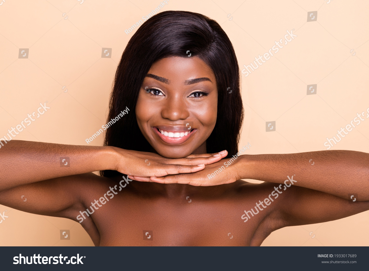 Photo Adorable Happy Dark Skin Naked Stock Photo Shutterstock