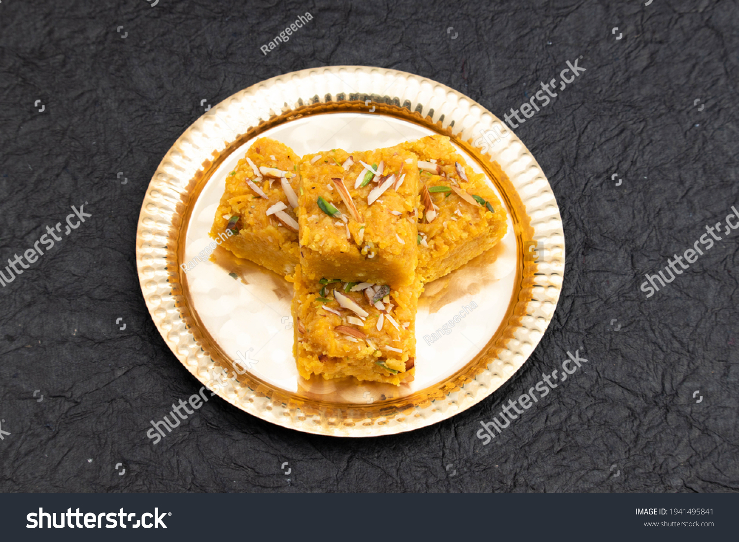 Sindhi Indian Mithai Sev Badam Halwa Stock Photo Shutterstock