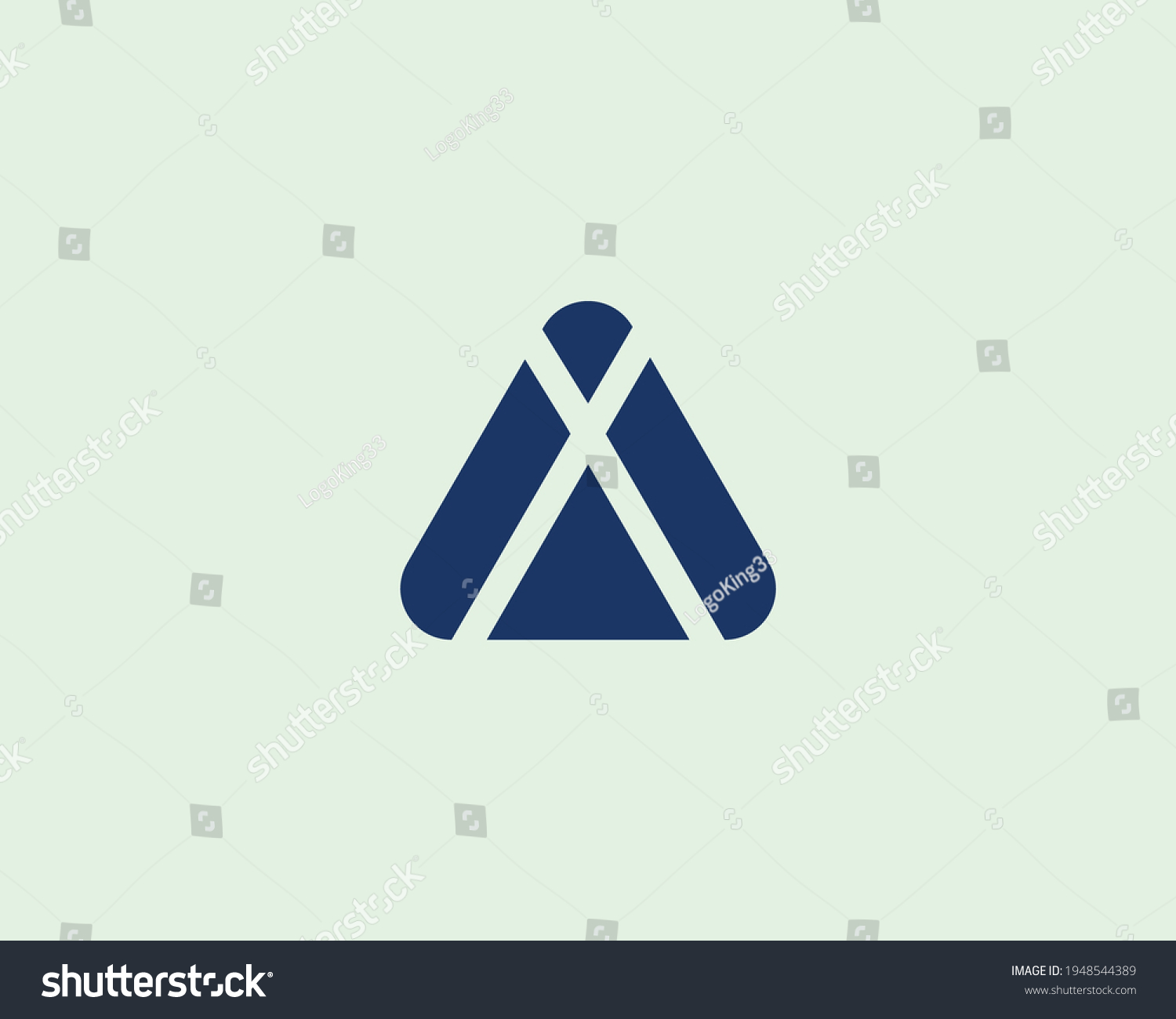 Letter Ia Ai Logo Design Vector Stock Vector Royalty Free