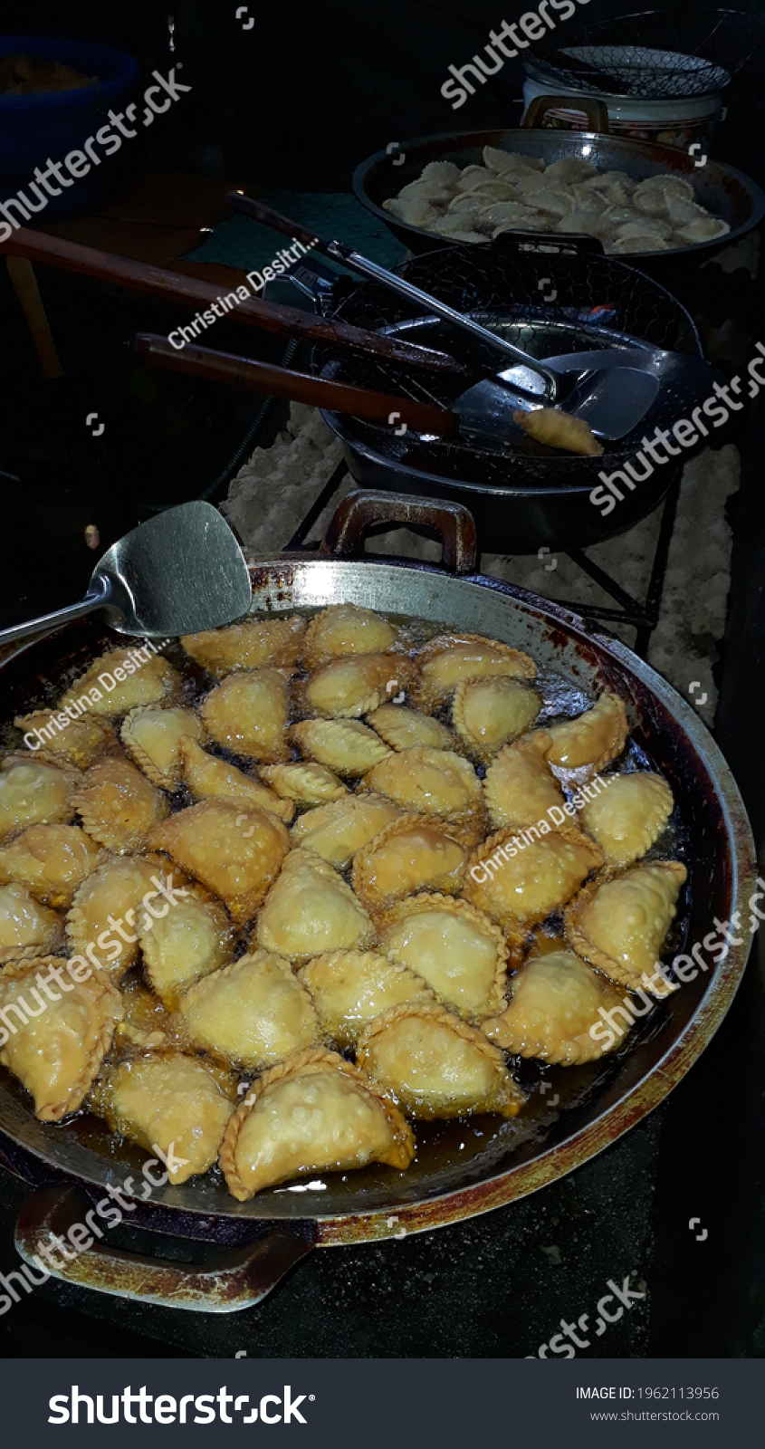 Jalangkote Indonesias Traditional Deep Fried Puff Stock Photo