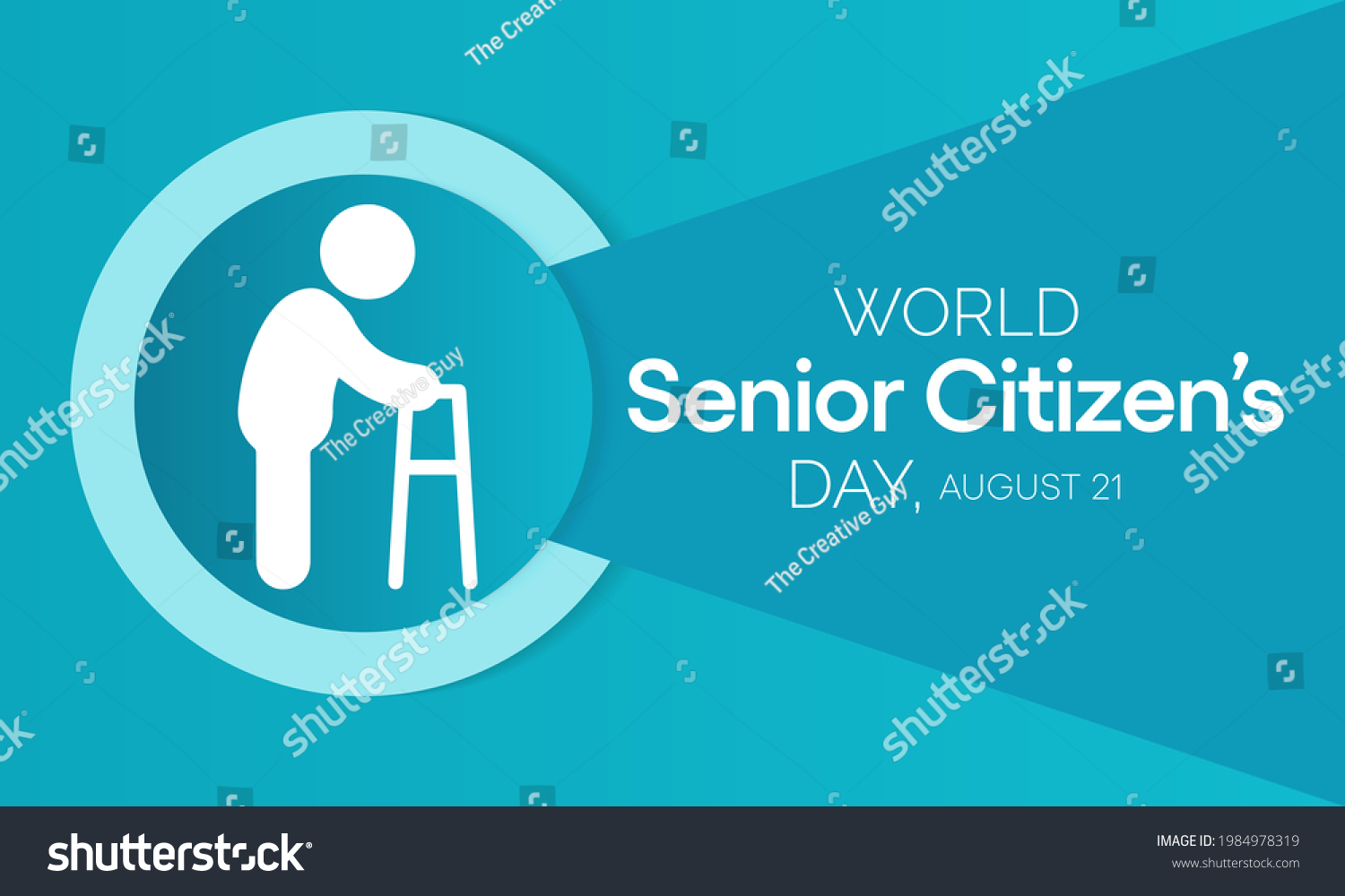 World Senior Citizens Day Observed On Stock Vector Royalty Free