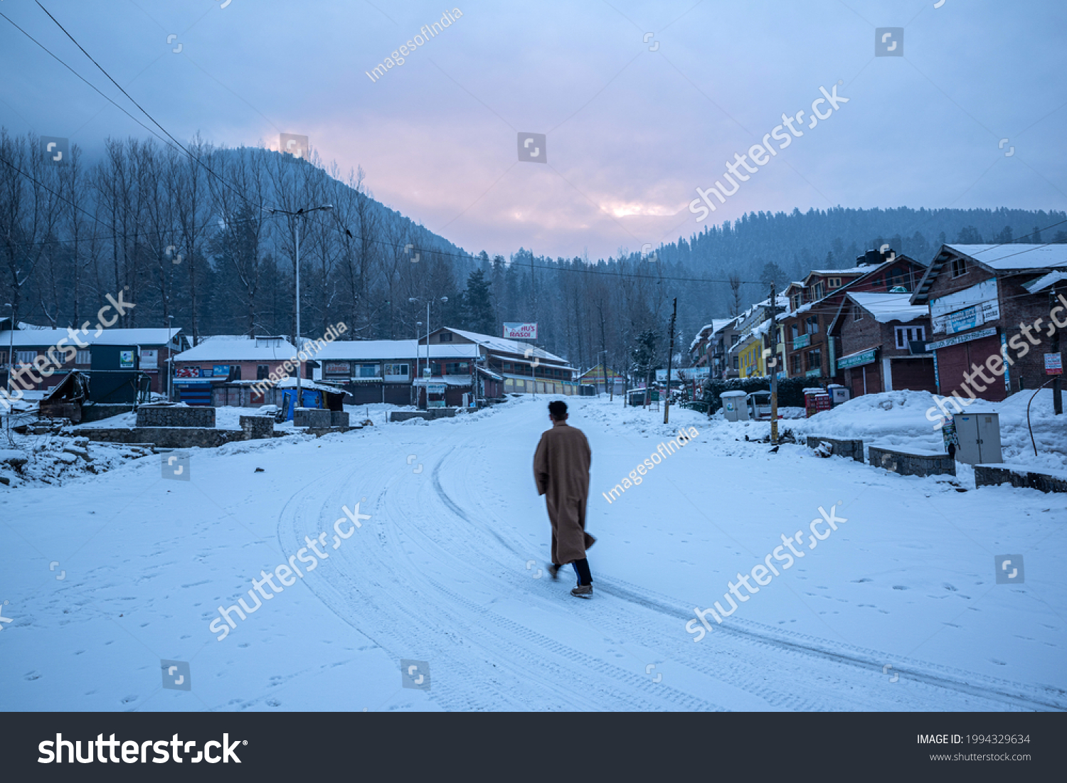 Pahalgam Kashmir India January Stock Photo